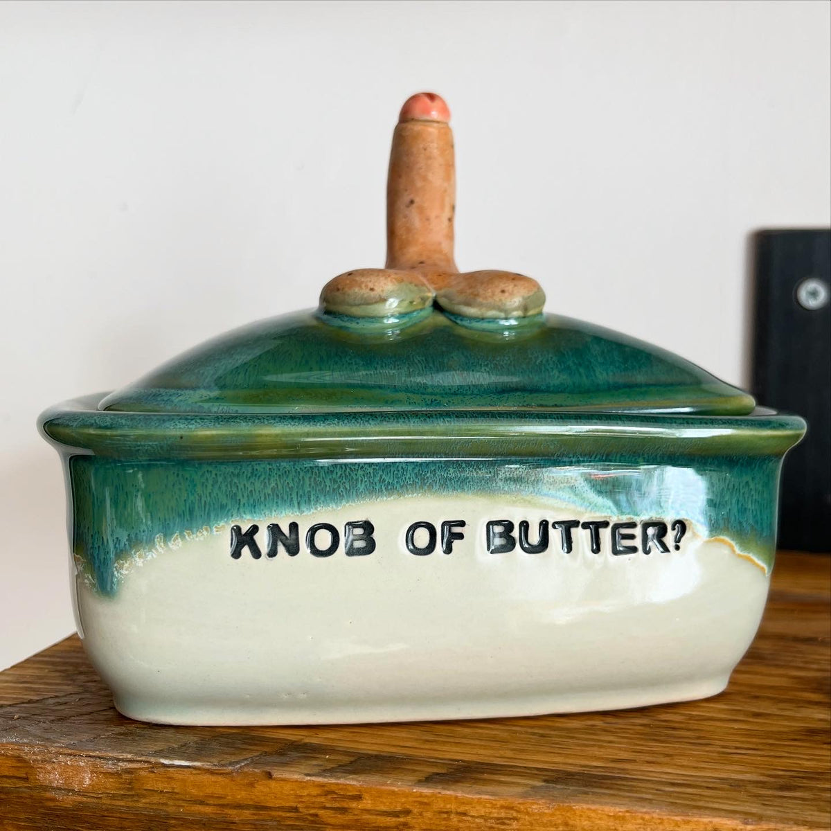 MADE TO ORDER Knob Butter Dish  (11-13 weeks)