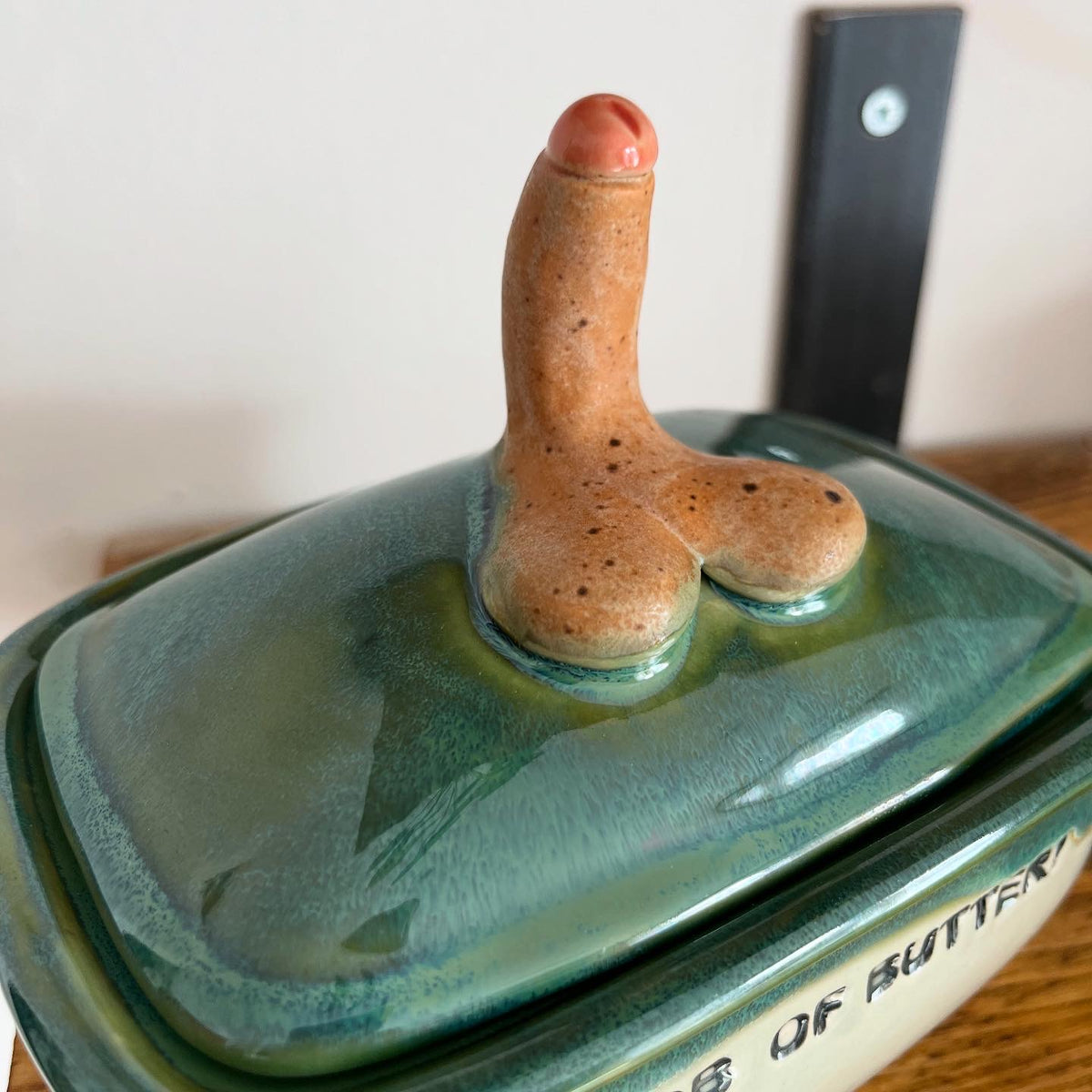 MADE TO ORDER Knob Butter Dish  (11-13 weeks)
