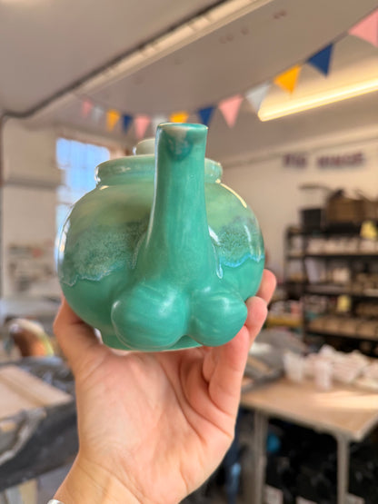 Tosspot Teapot - Green