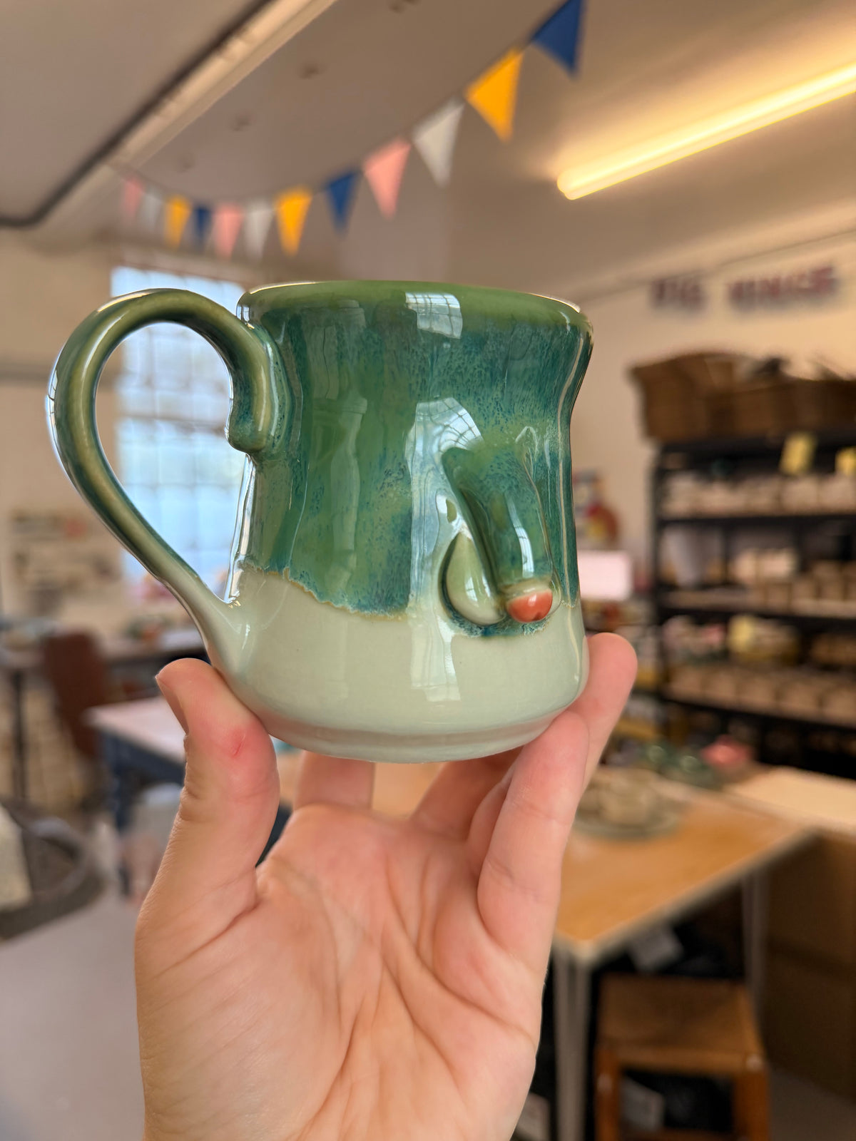 Green Willy Mug