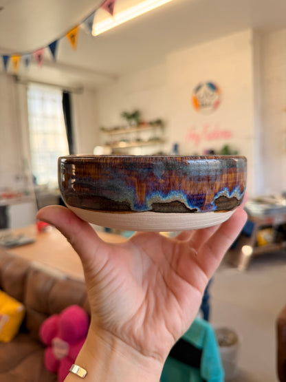 Wheel Thrown Snack Bowl - ALL GONE YOU FAT CUNT