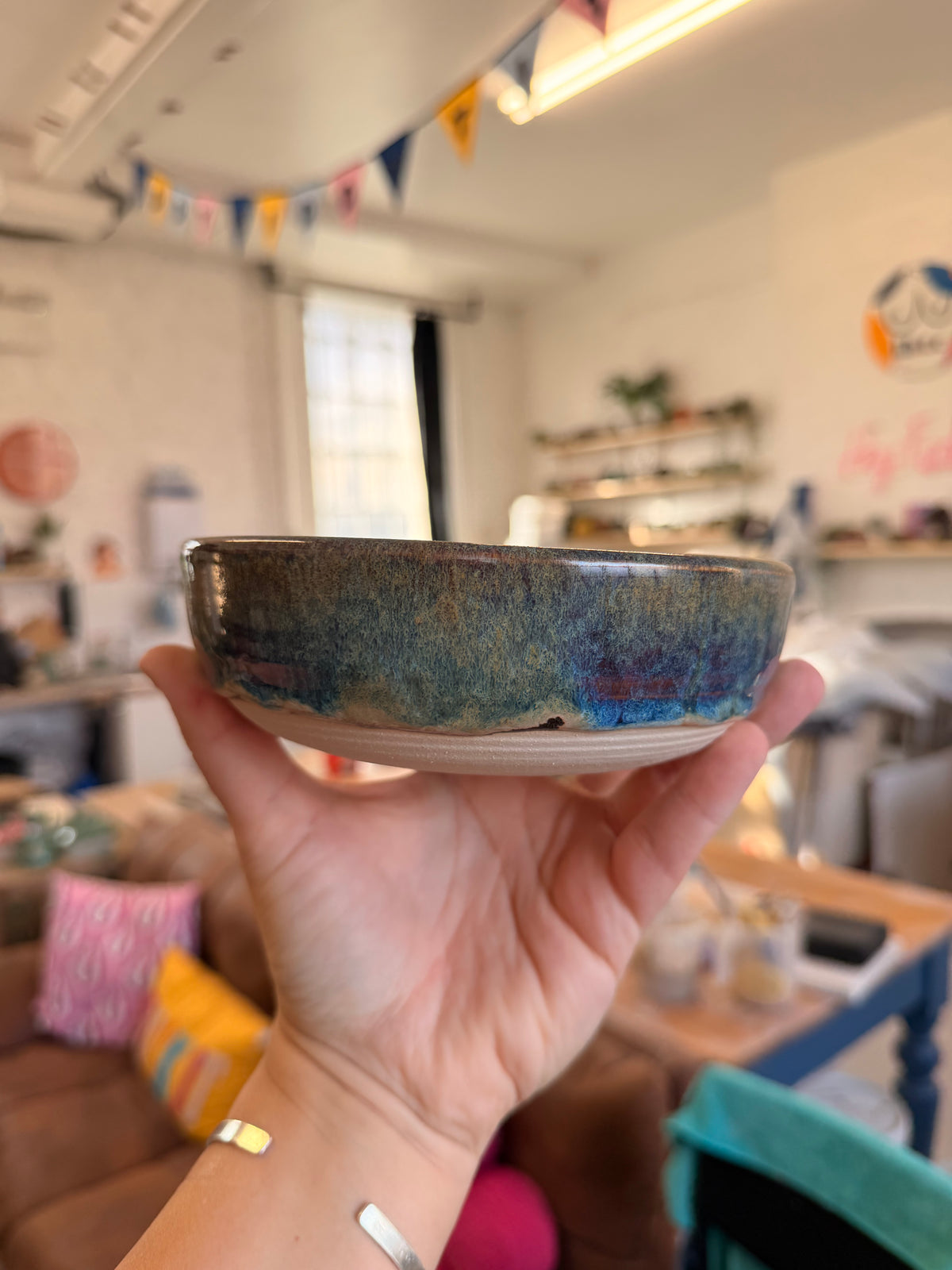 Wheel Thrown Snack Bowl - FAT FUCKER