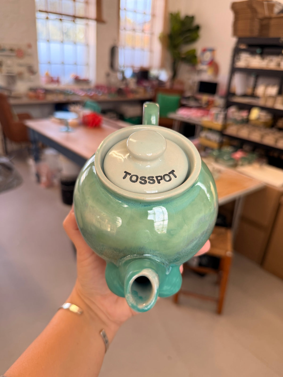 Tosspot Teapot - Green