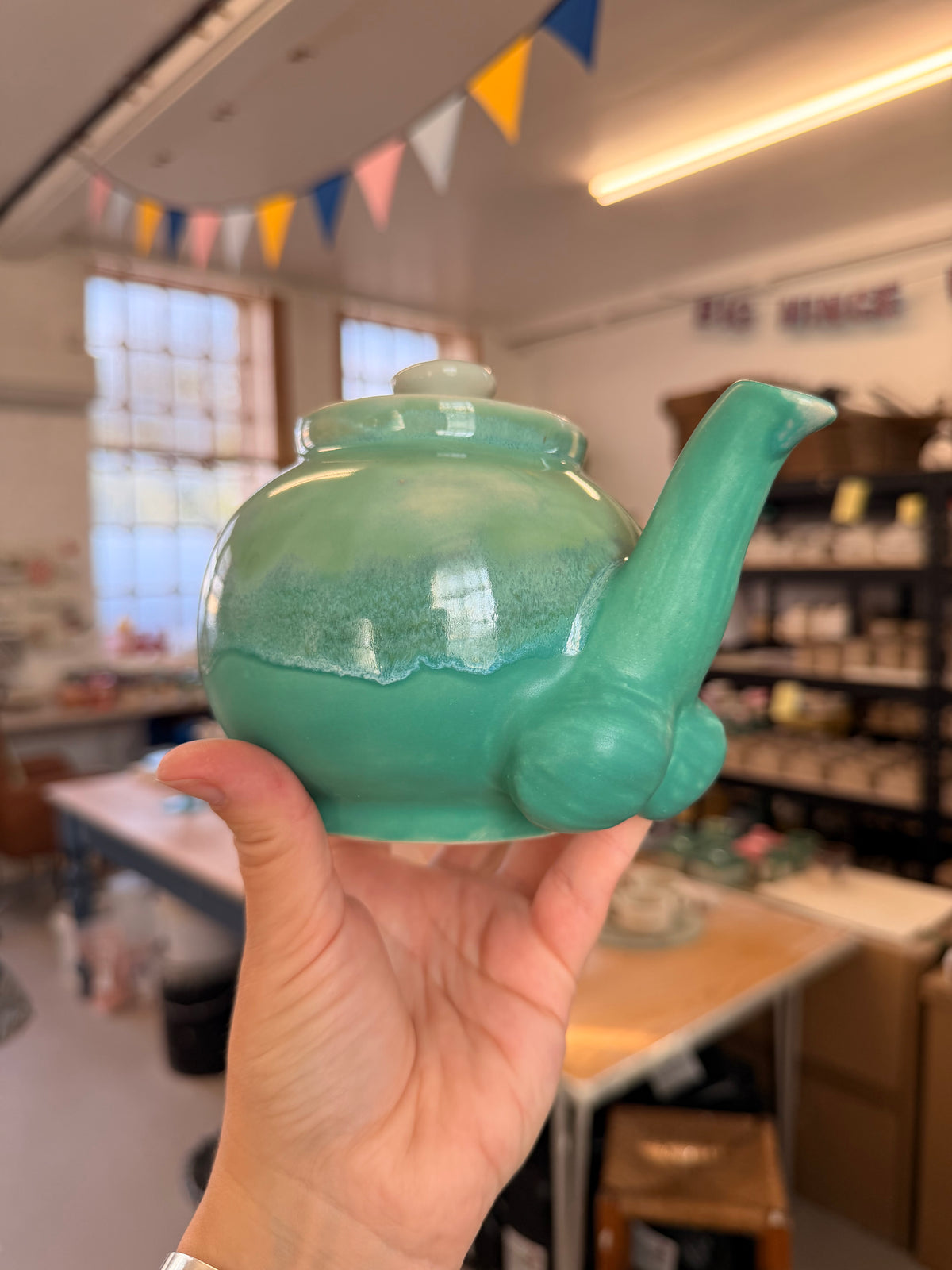 Tosspot Teapot - Green
