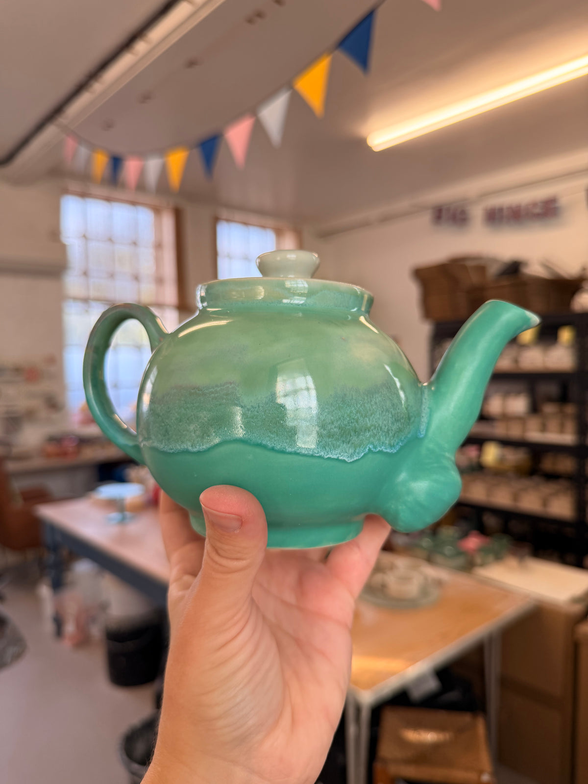Tosspot Teapot - Green