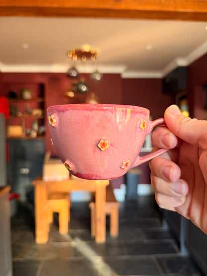 SECONDS Small Flower power Ceramic Cup - CUNT