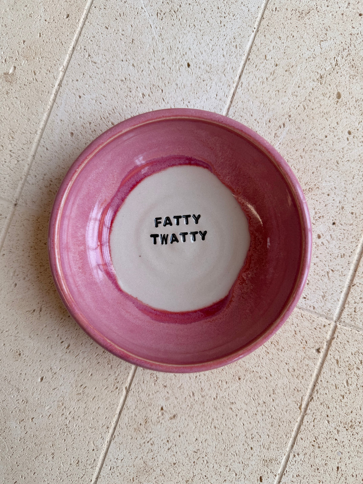 Small Handmade Snack Bowl - FATTY TWATTY
