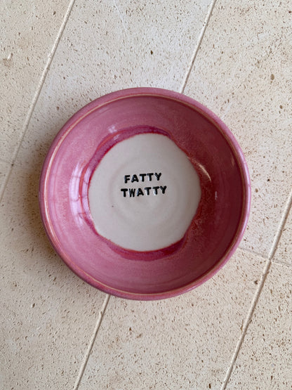 Small Handmade Snack Bowl - FATTY TWATTY