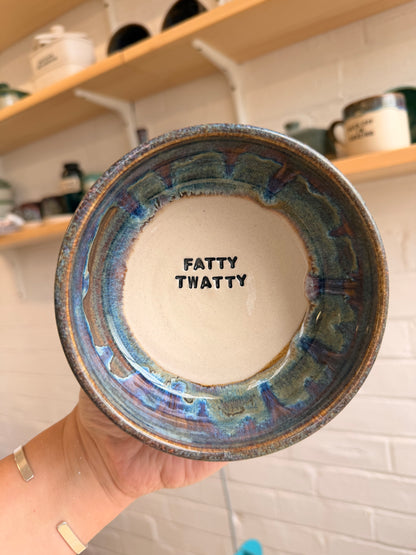 Small Handmade Snack Bowl - FATTY TWATTY
