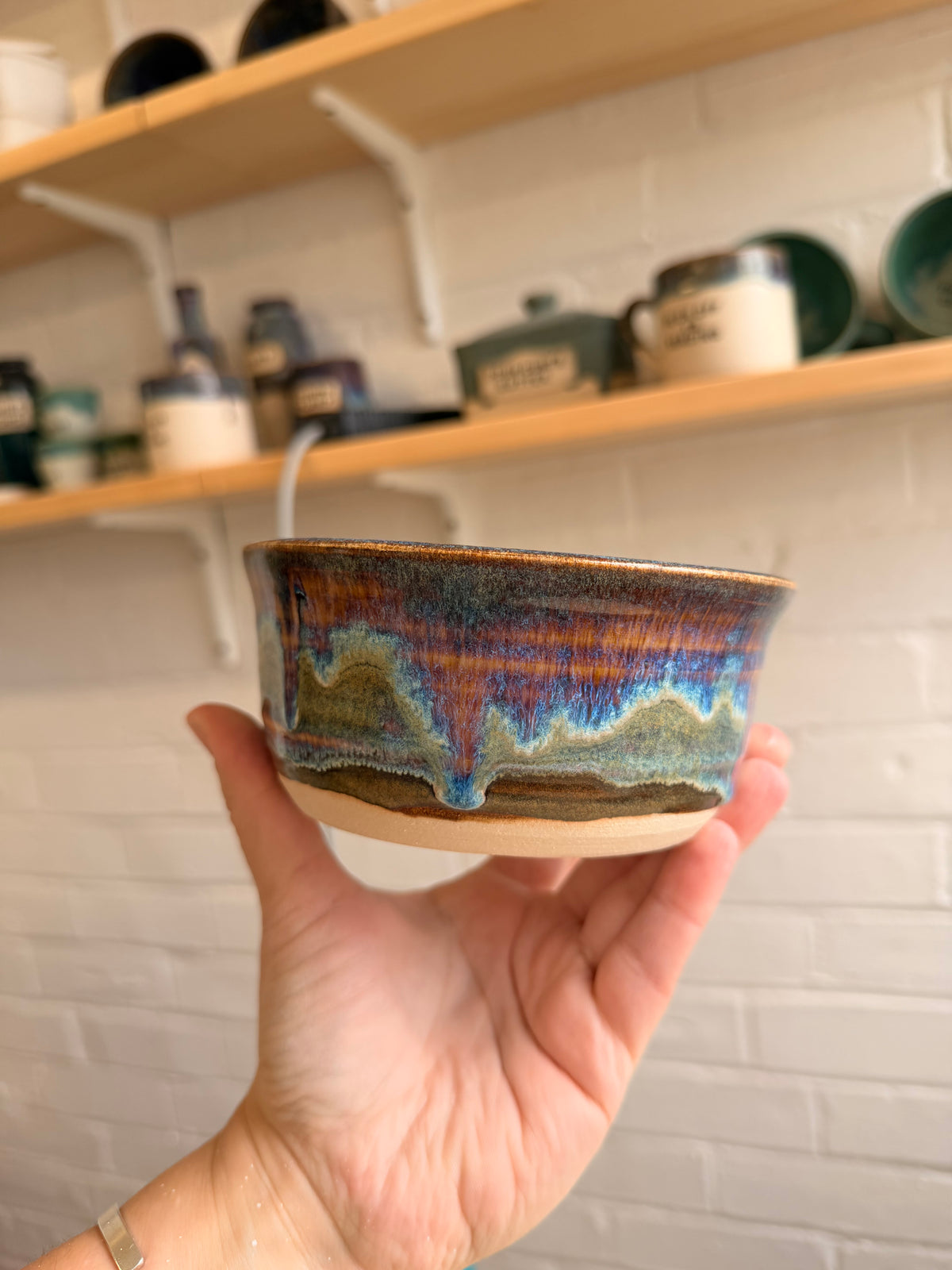 Small Handmade Snack Bowl - ALL GONE YOU FAT CUNT