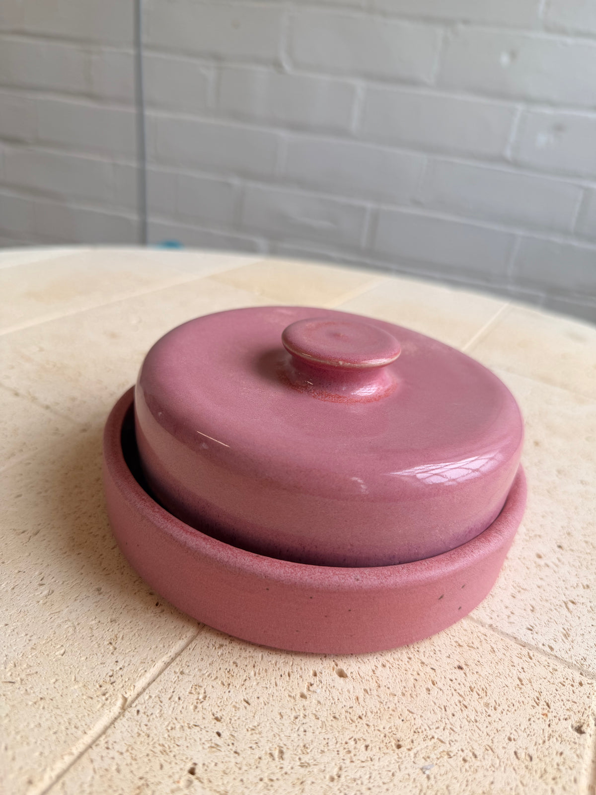 ONE OFF Wheel Thrown Butter Dish- SPREAD ME LIKE THE BUTTERY SLUT I AM