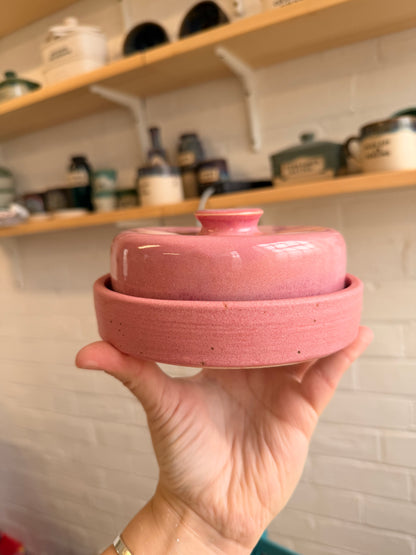ONE OFF Wheel Thrown Butter Dish- SPREAD ME LIKE THE BUTTERY SLUT I AM