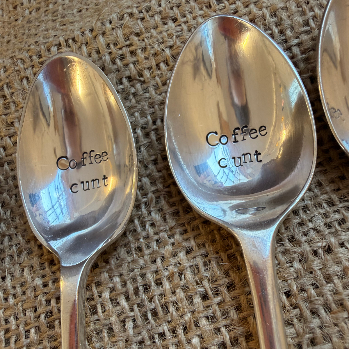 Hand Stamped Teaspoon