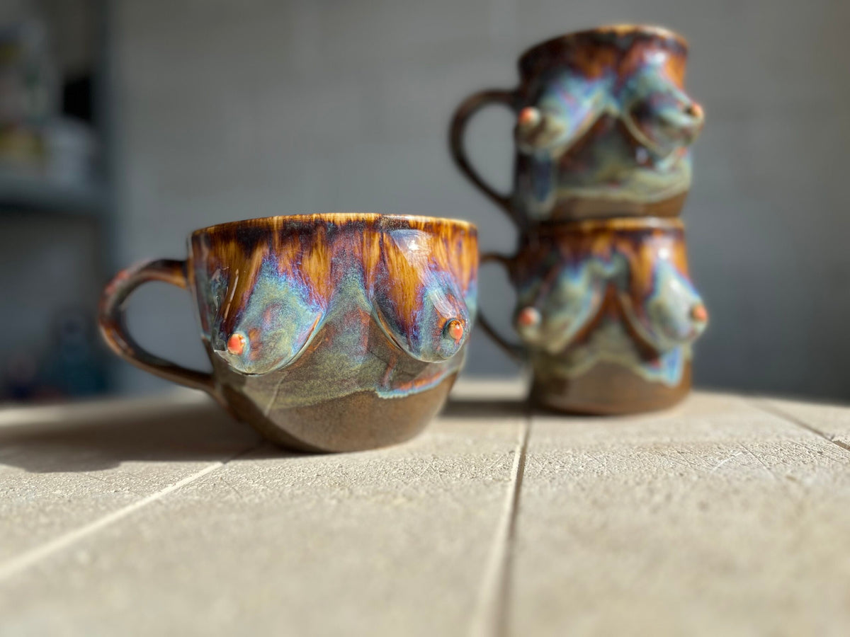 MADE TO ORDER Jumbo Lightning Boob Mugs (11-13 weeks)