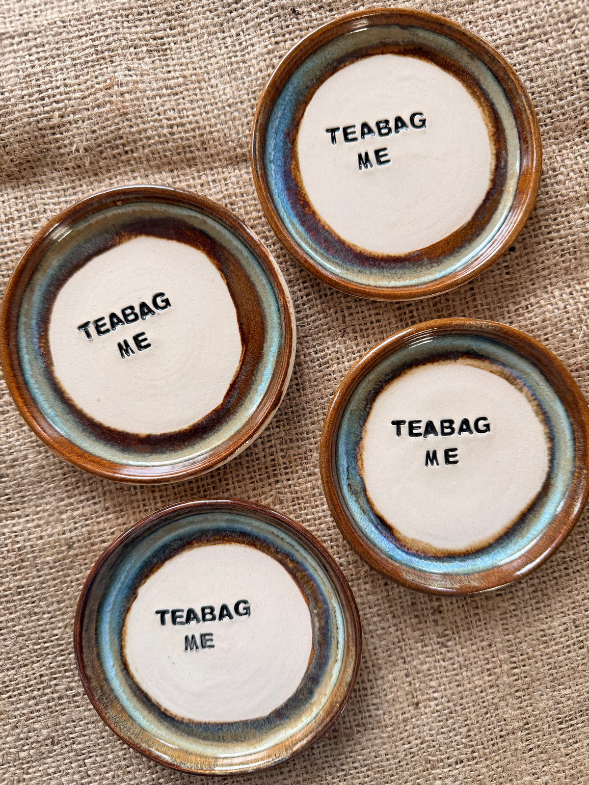 Wheel Thrown Dish - TEABAG ME