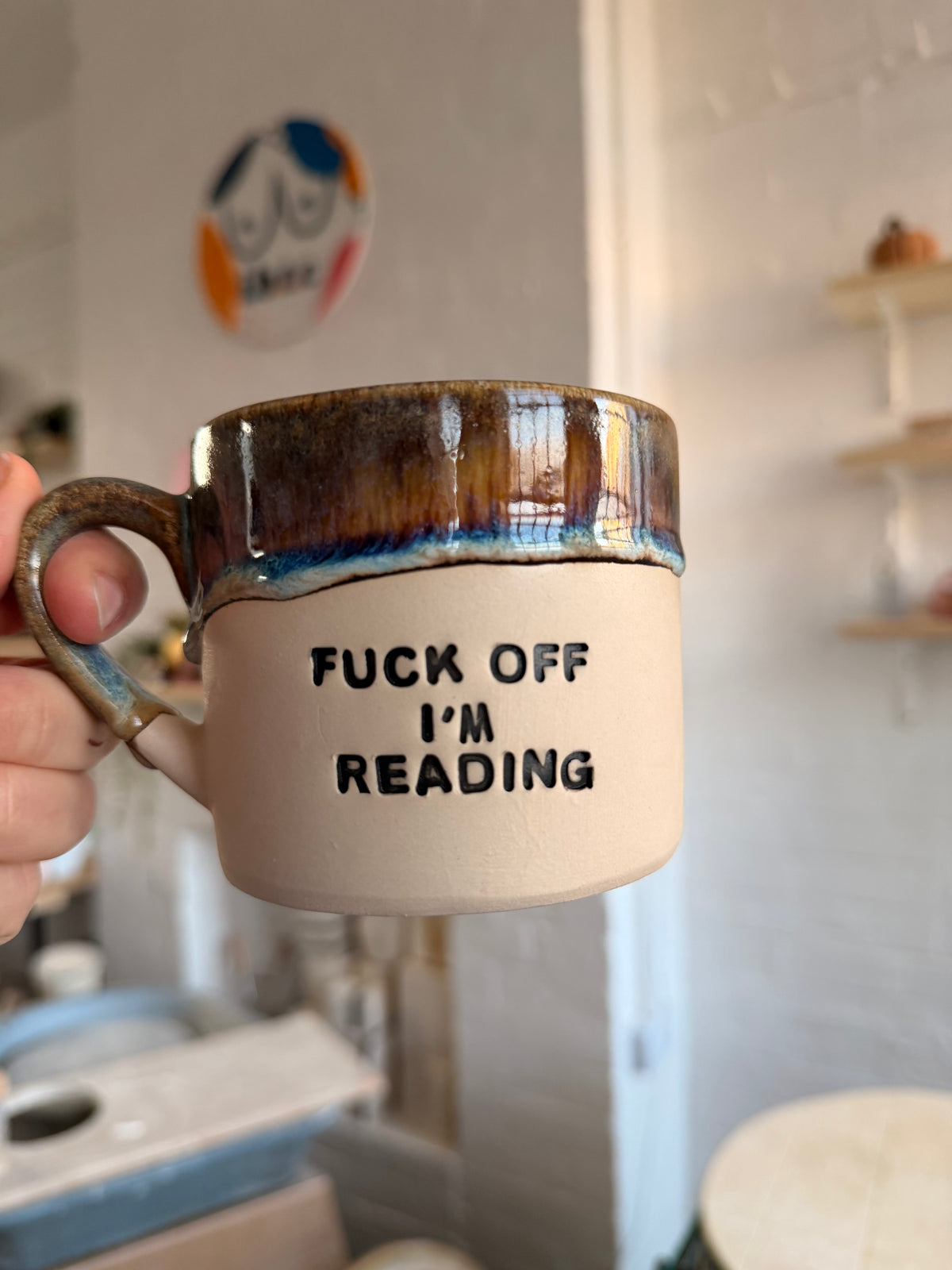 MADE TO ORDER  -  FUCK OFF I'M..... Mug (11-13 weeks)