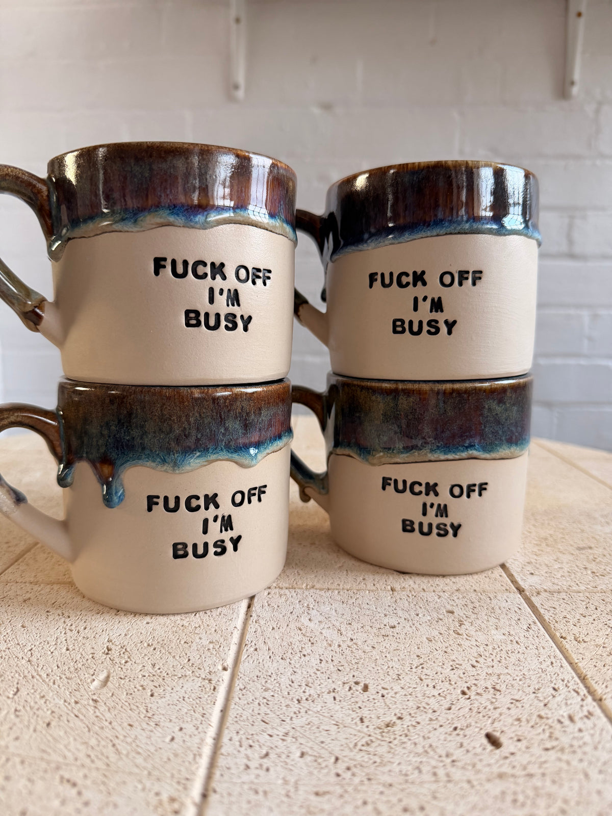 MADE TO ORDER  -  FUCK OFF I'M..... Mug (11-13 weeks)