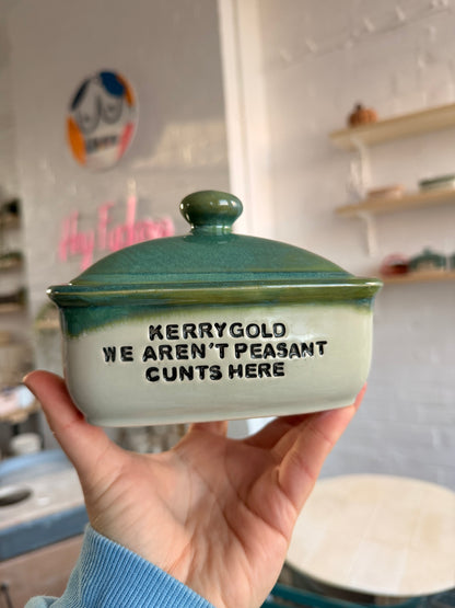 MADE TO ORDER Butter Dish  (11-13 weeks)