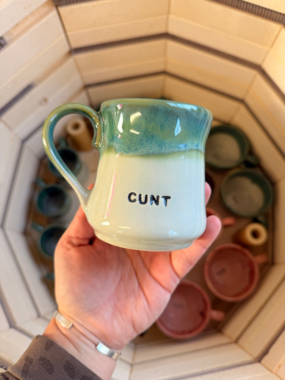 Handmade Sweary Miriam Mug  - CUNT