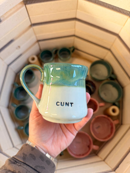 Handmade Sweary Miriam Mug  - CUNT