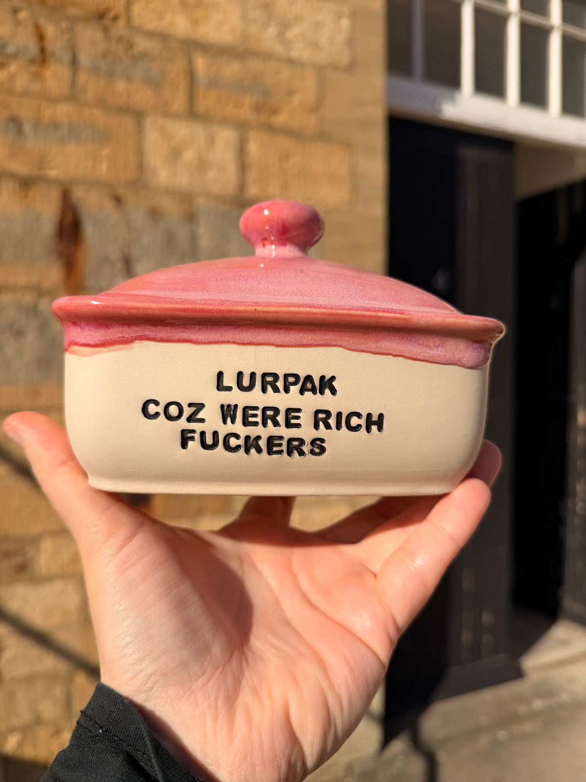 MADE TO ORDER Butter Dish  (11-13 weeks)