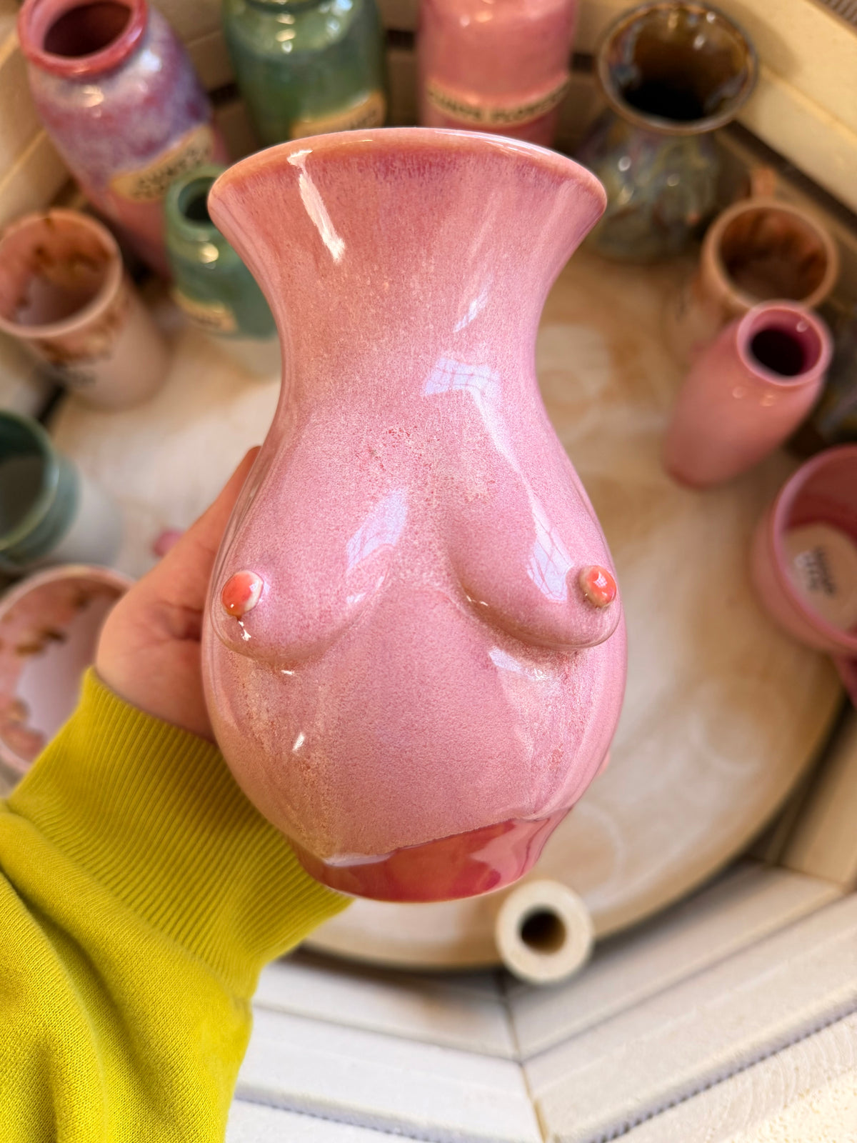 Handmade Curvy Vase