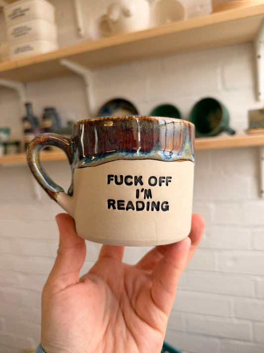 FCOFFFF Mug - FUCK OFF I'M READING
