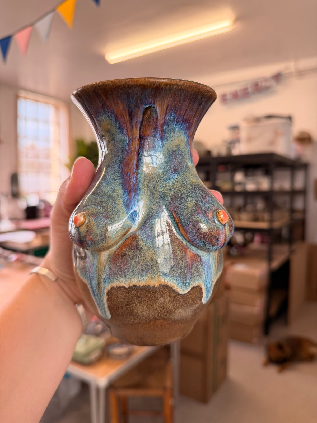 Handmade Curvy Vase
