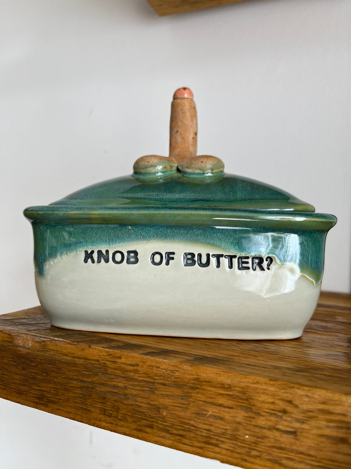 MADE TO ORDER Knob Butter Dish  (11-13 weeks)