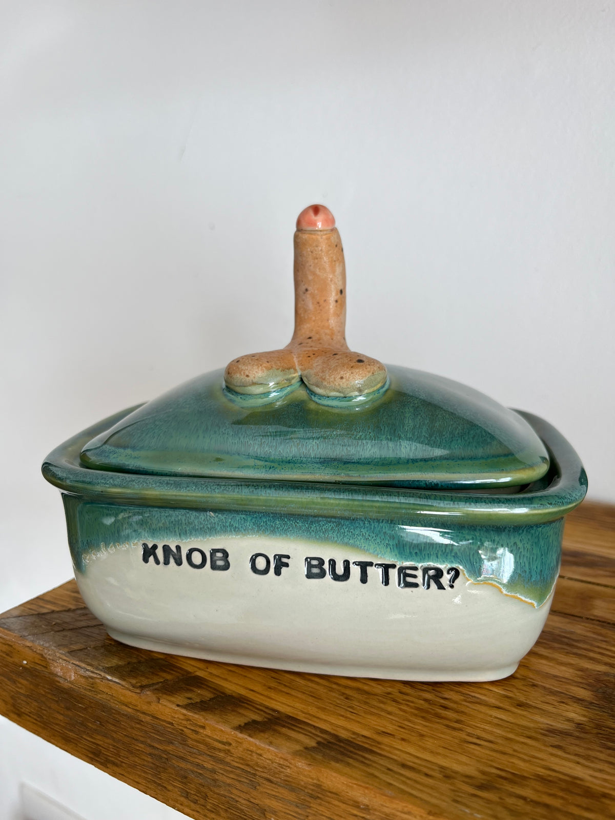 MADE TO ORDER Knob Butter Dish  (11-13 weeks)