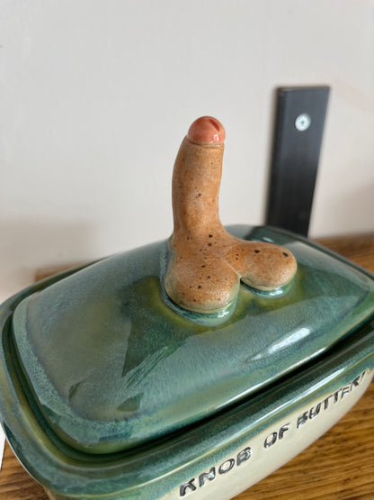 MADE TO ORDER Knob Butter Dish  (11-13 weeks)
