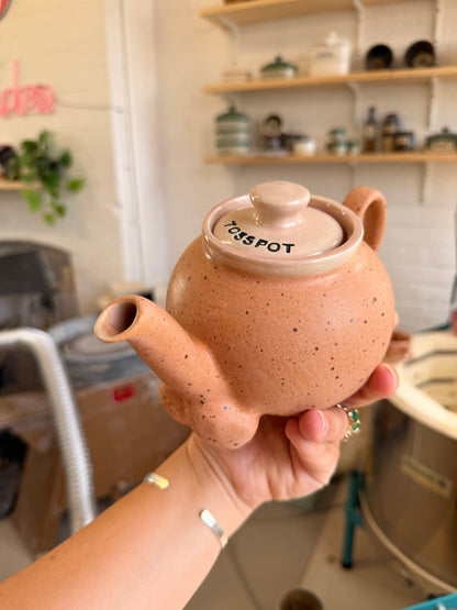 Tosspot Teapot - Nude